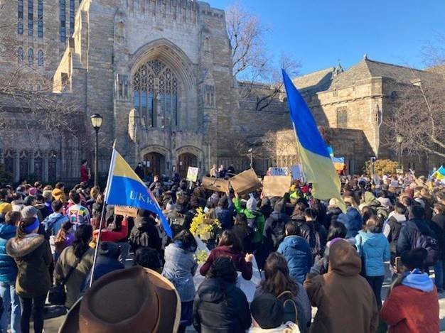 U.S. Senator Richard Blumenthal (D-CT), a member of the Senate Armed Services Committee, stood with members of Connecticut’s Ukrainian-American community at St. Michael’s Ukrainian Church in New Haven and the Ukrainian National Home of Hartford. 